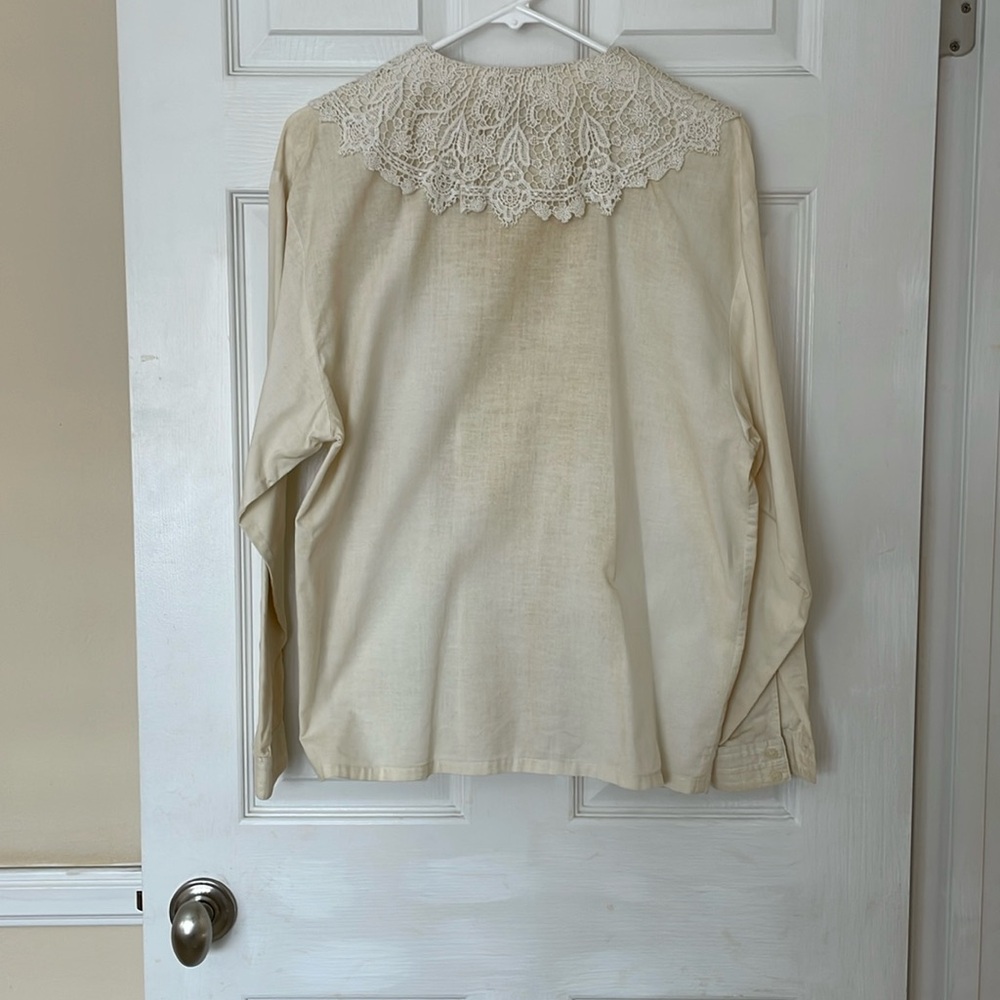 Women's Together Long Sleeve Blouse Cream - Picture 2 of 3